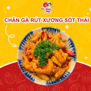 Chân gà Sốt Thái Rút Xương