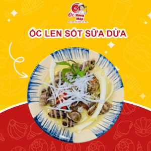 Ốc Len Sốt Sữa Dừa