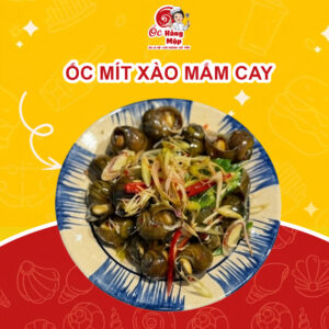 Ốc Mít Xào Mắm Cay
